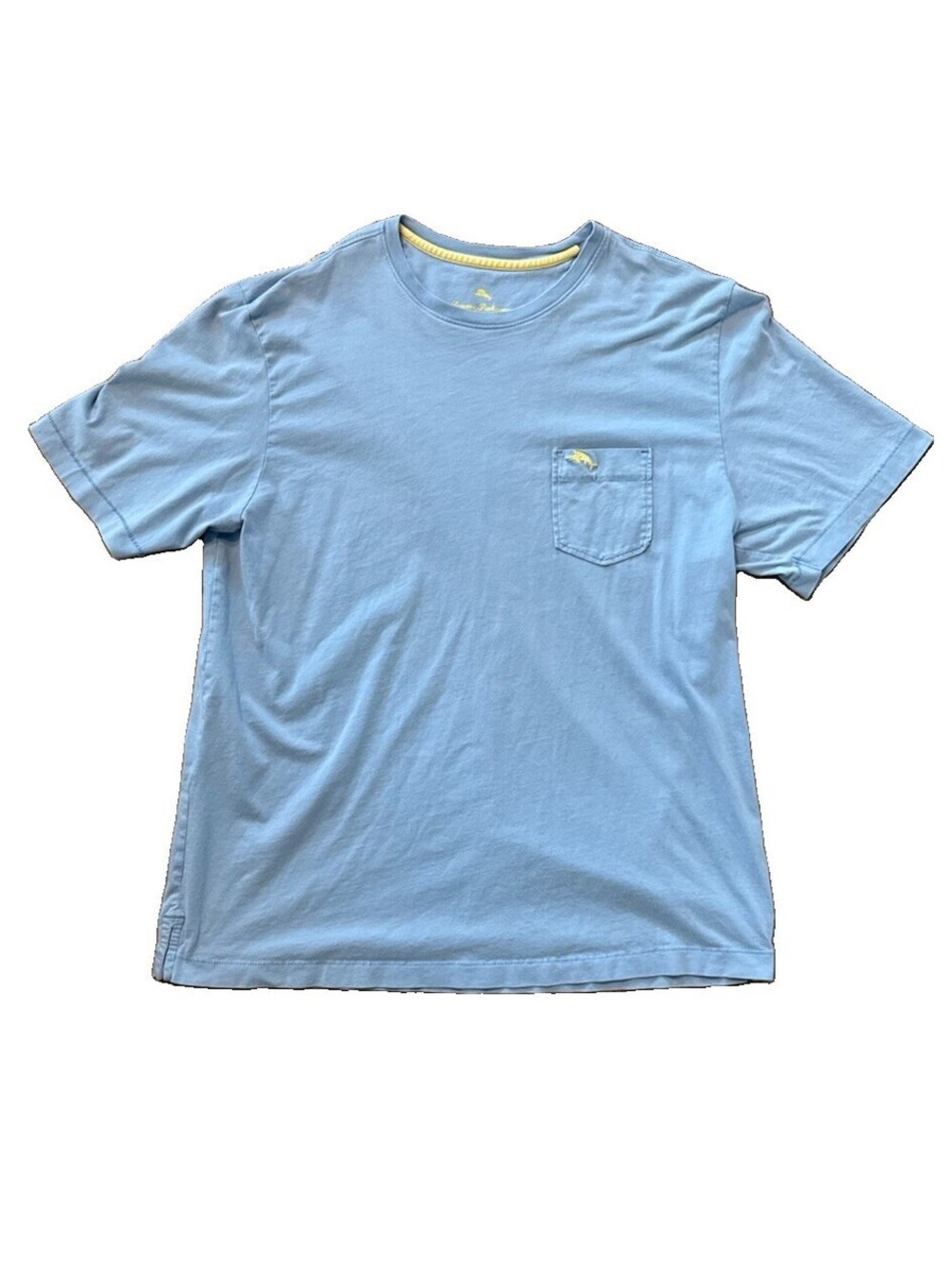 T Shirt | Men’s | Tommy Bahama | Medium | Light Blue | Front Pocket